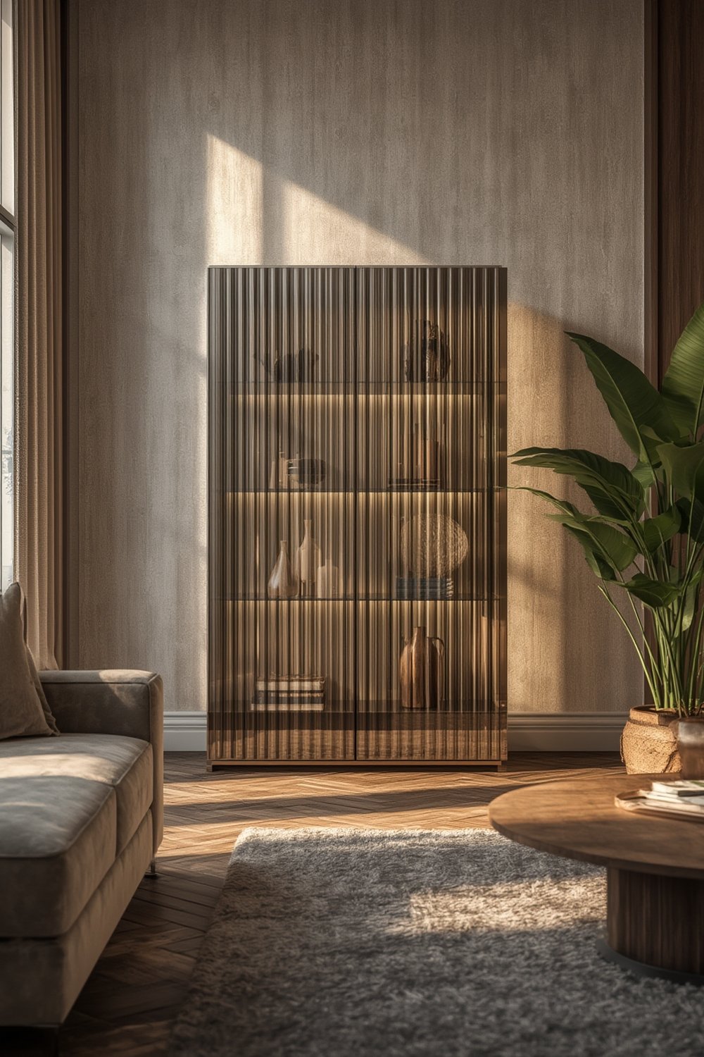 Fluted Glass Cabinet: 7 Best Ways to Transform Your Kitchen (Proven Guide) 2 Fluted Glass Cabinet - Illustration 1