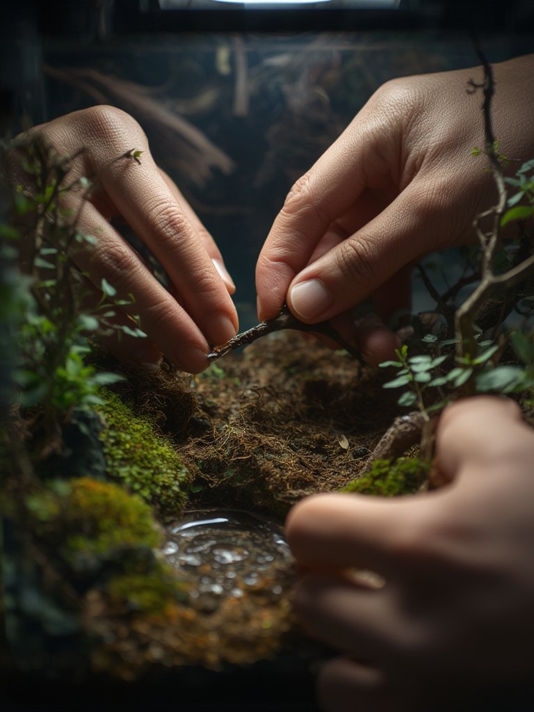 Jumping Spider Enclosure- Illustration 2