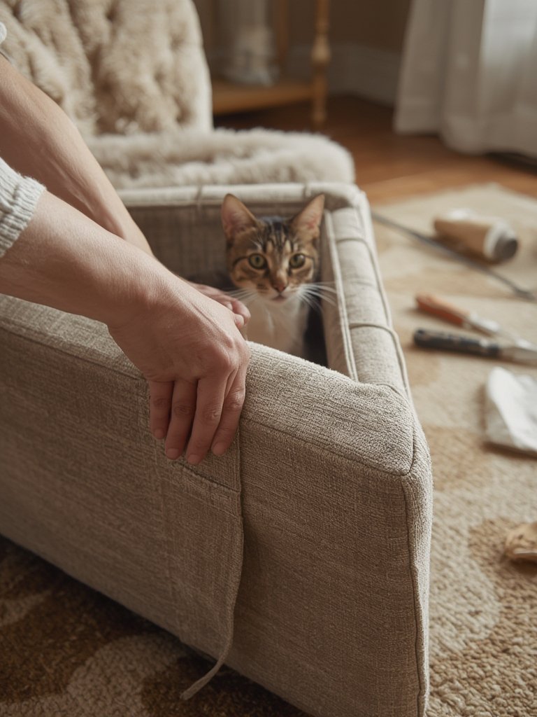 Cat Sofa: 7 Best Ways to Maximize Comfort (Proven Guide) 3 cat sofa- Illustration 2