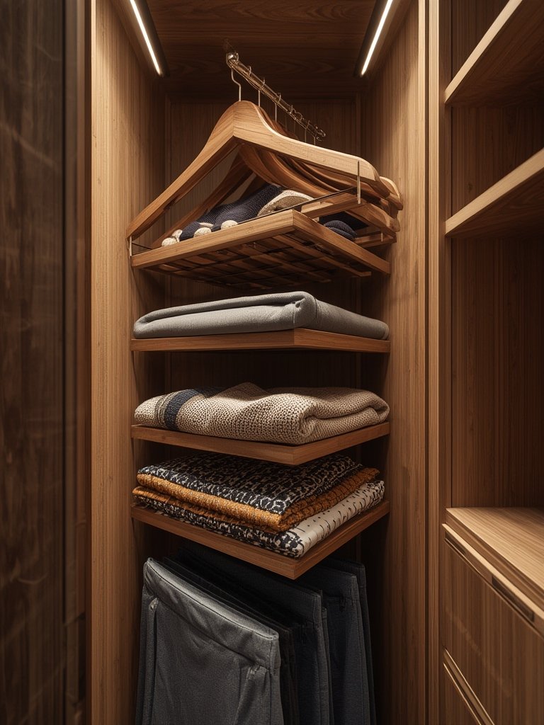 pants hangers in action