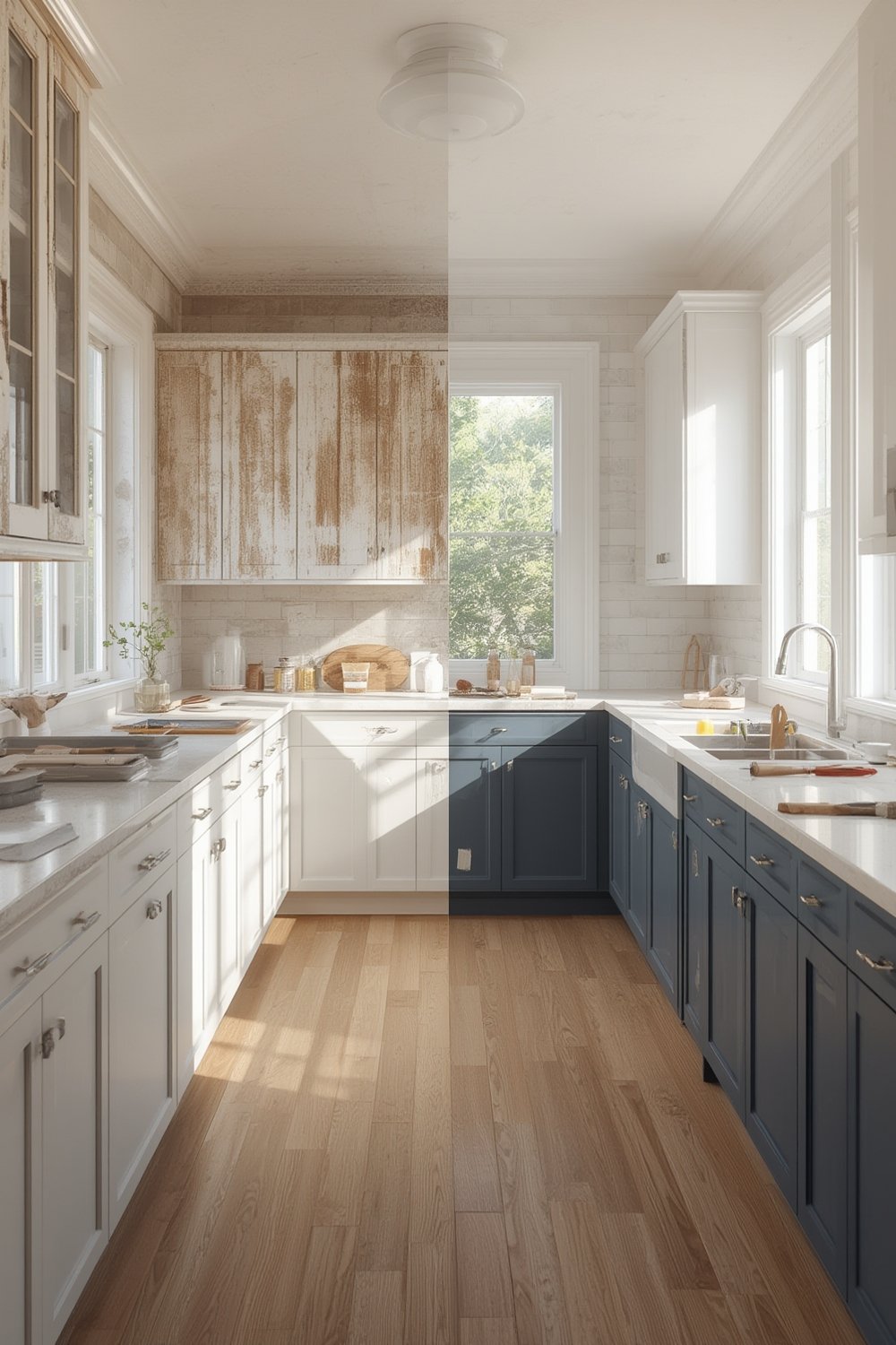 how to paint kitchen cabinets - Illustration 1