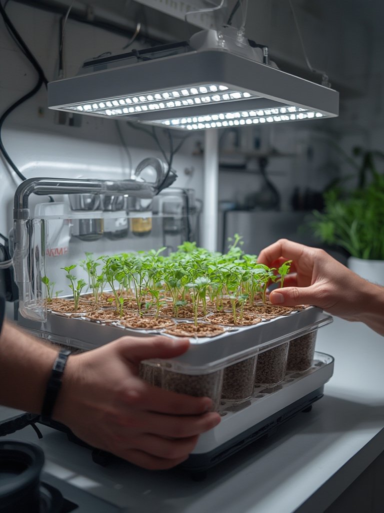 indoor hydroponic system- Illustration 2