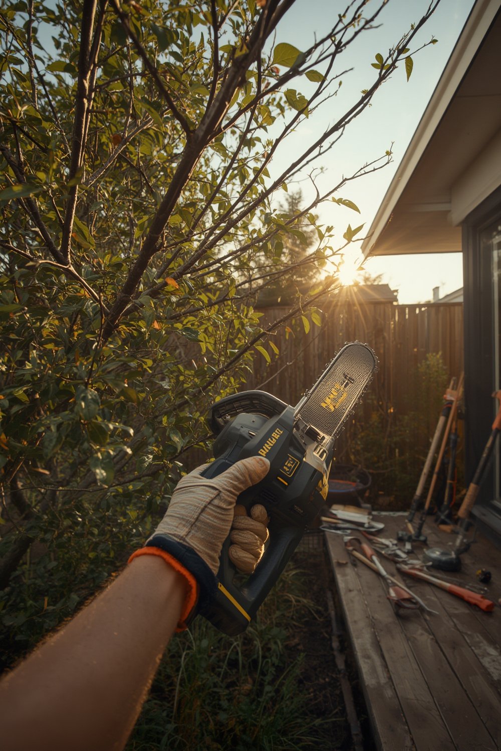 mini chainsaw product view