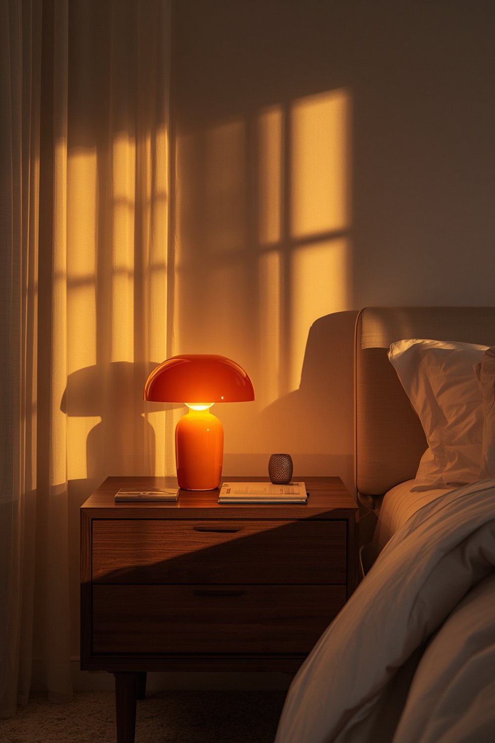 mushroom lamp product view