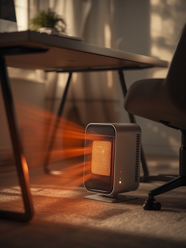 ceramic heater in action