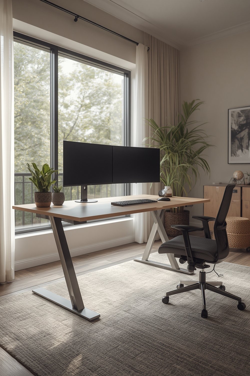 standing desk product view