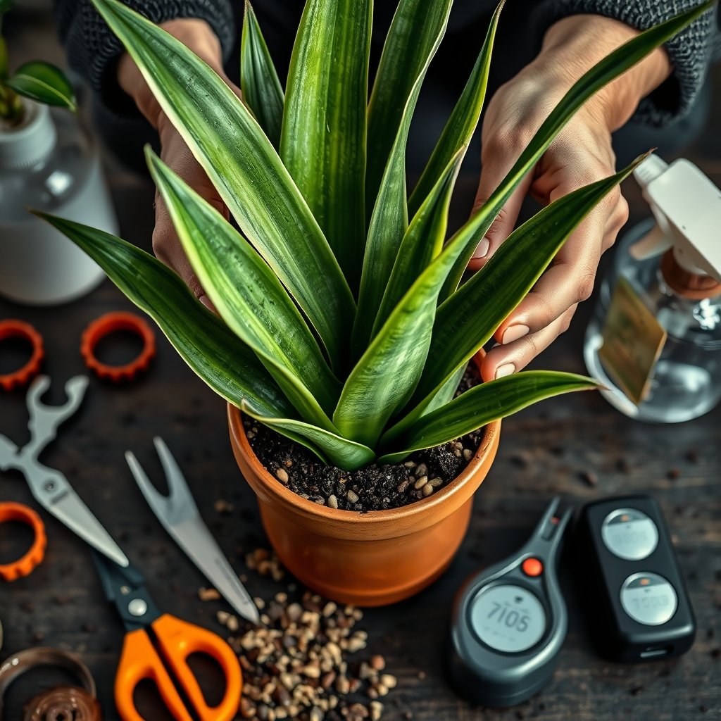 snake plant care - care tips